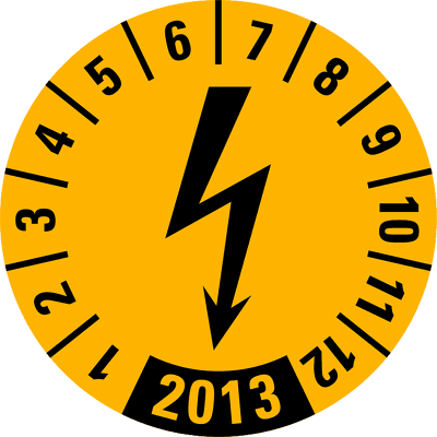 Kabel- und Elektrokennzeichen - Geprüft mit Jahr