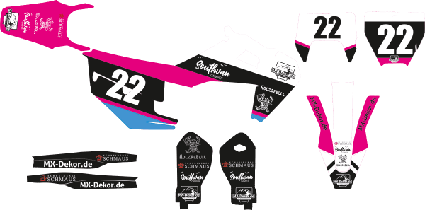 Husqvarna - Black - Pink