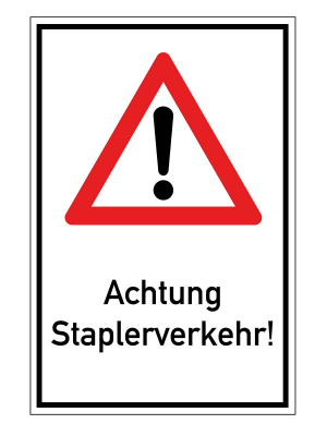 Gefahrenstelle Staplerverkehr